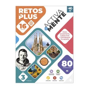 IKI ACTIVA TU MENTE Nº3:RETOS PLUS CON 80 EJERCICIOS