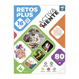 IKI ACTIVA TU MENTE Nº4:RETOS PLUS CON 80 EJERCICIOS