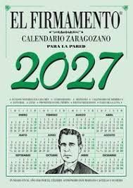 CALENDARIO PARED ZARAGOZANO 2027
