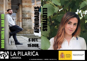 Encuentro literario entre Diego Solís y Alba Cid 