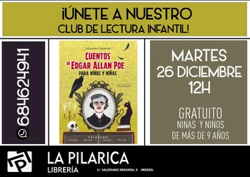 ¿Quieres unirte a nuestro Club de lectura infantil?