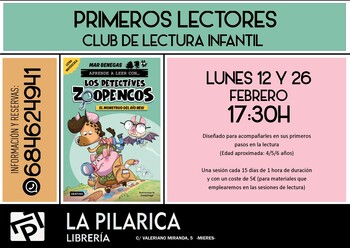¡Club de lectura infantil para primeros lectores!