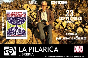 Jaime Izquierdo presenta su nuevo libro en La Pilarica