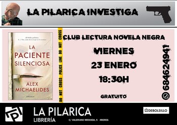 La Pilarica investiga: Club lectura Novela negra